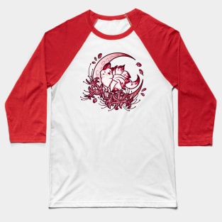 Kitsune Fox Baseball T-Shirt